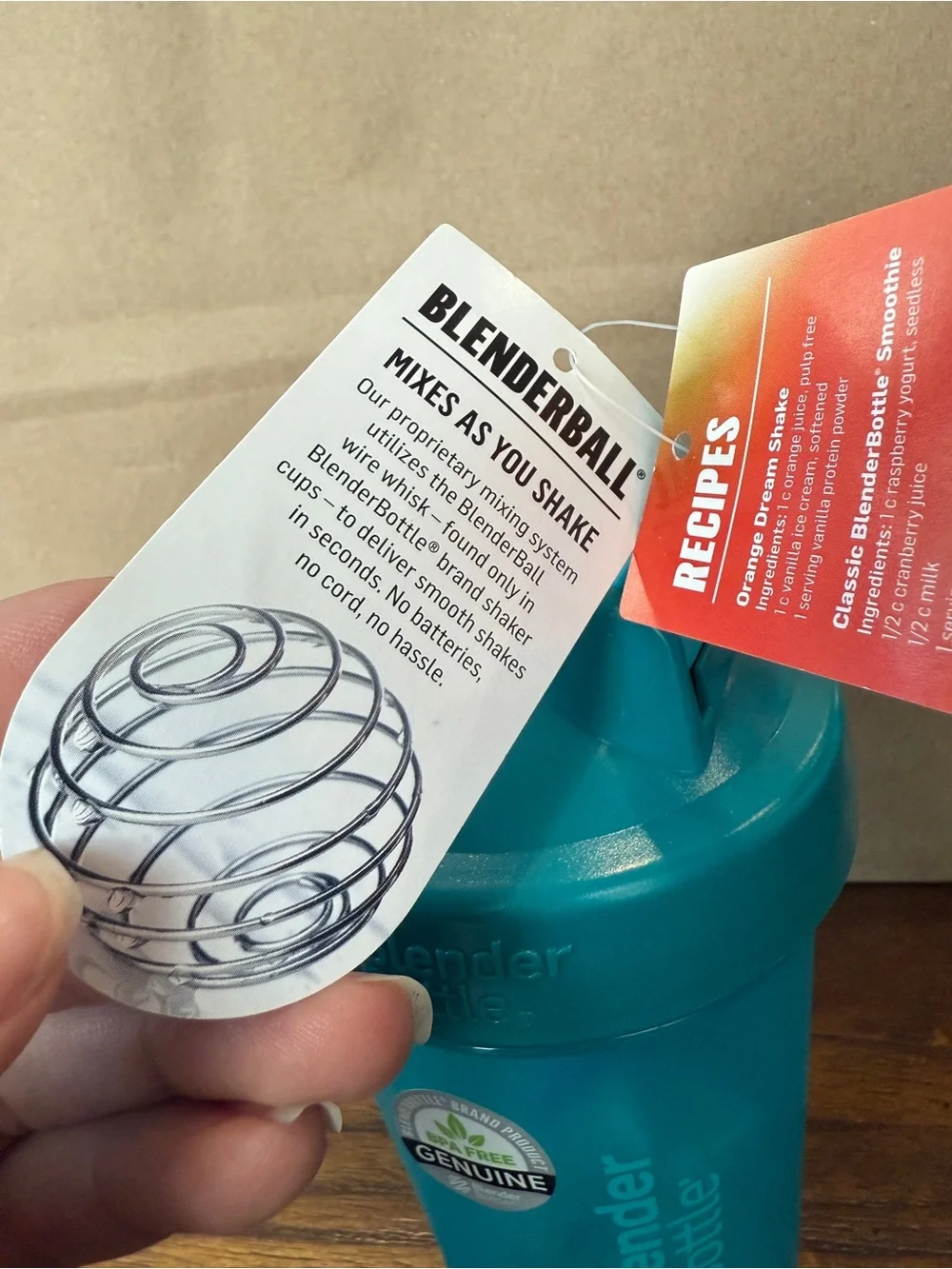 BlenderBottle Classic Shaker Cup - Teal